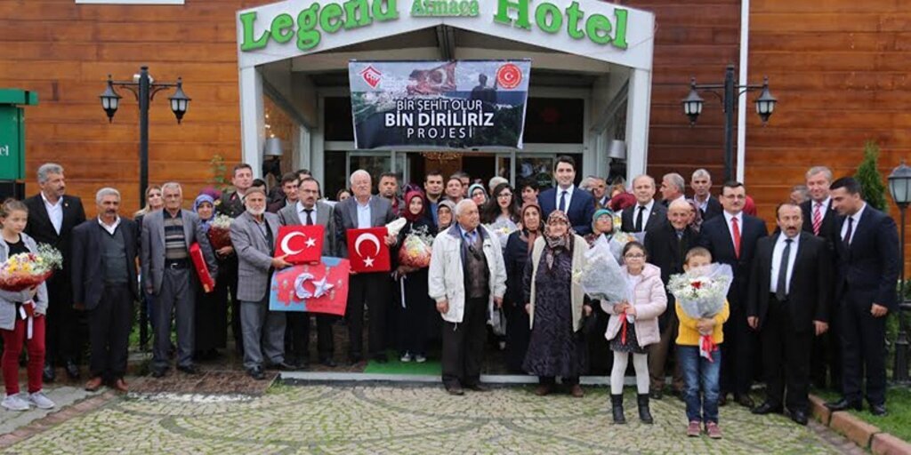 Yozgatlı şehit aileleri 'Bir Ölür Bin Doğarız' projesi kapsamında Samsun’da ağırlandı