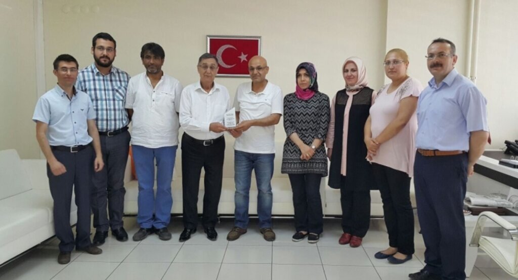 Yürekli’ye teşekkür plaketi