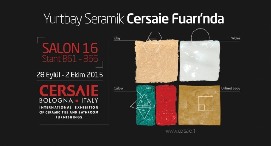 Yurtbay Seramik CERSAIE Seramik Fuarı'na katılacak