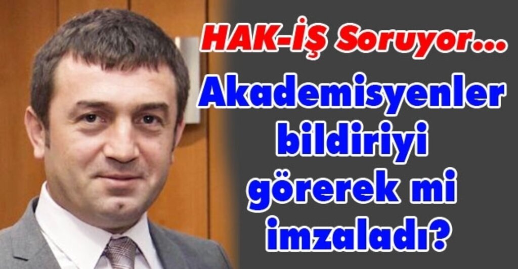 Ziya Uzun: Akademisyenlerin Barışa Karşı Olmaları Ürkütücü