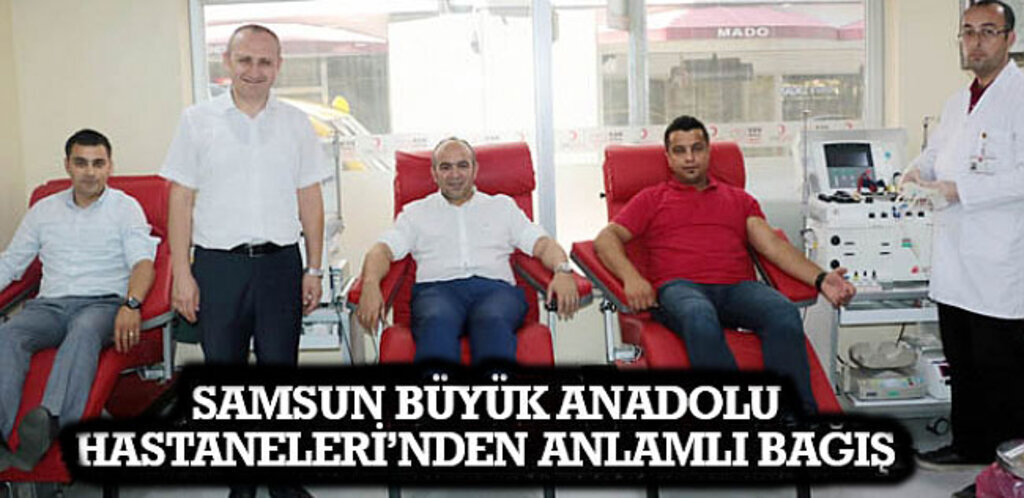 Türk Kızılayı'nın çağrısına Büyük Anadolu Hastanesi'nden destek