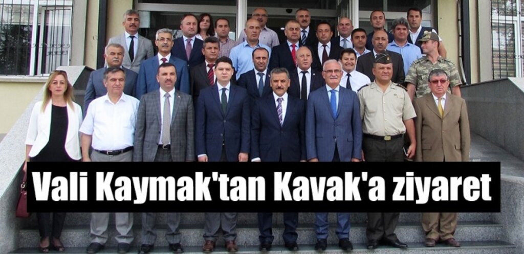 Vali Kaymak'tan Kavak'a ziyaret