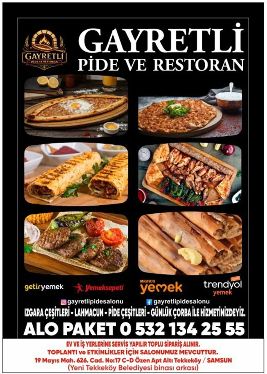 Tekkeköy’de pide nerede yenir Tekkeköy’de pide nerede yenir