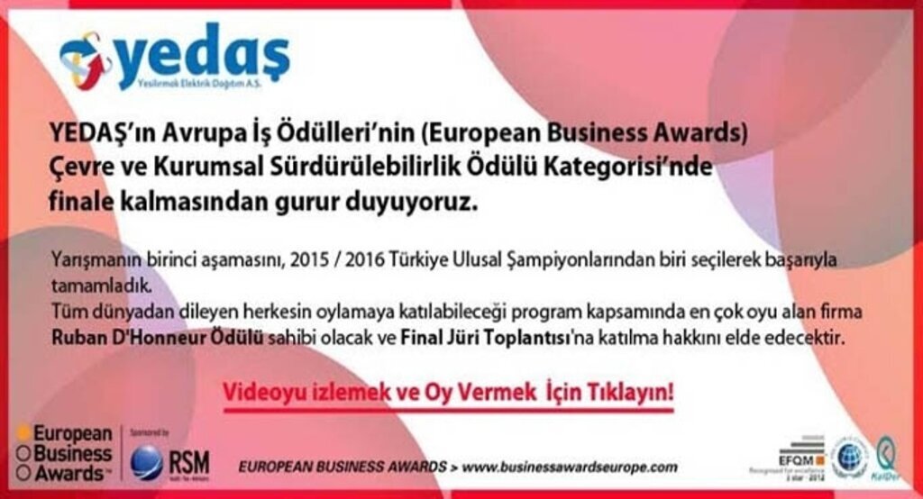 Yedaş’a Oy Ver!