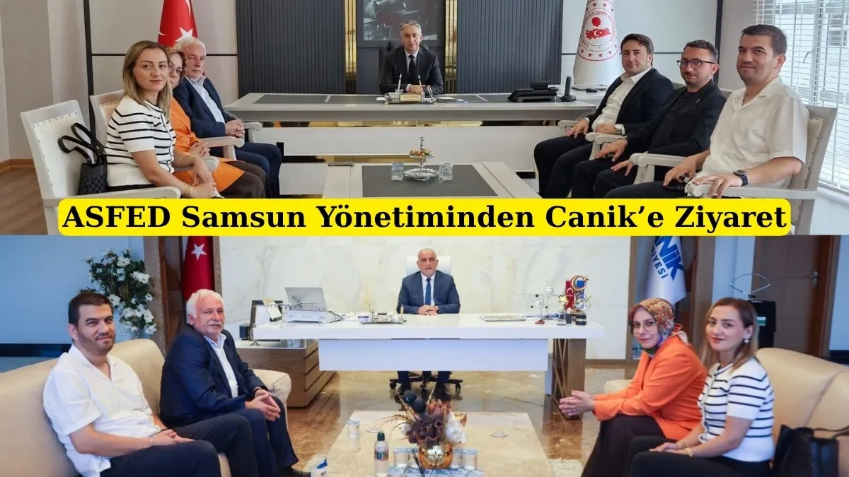 ASFED Samsun Yönetiminden Canik’e Ziyaret