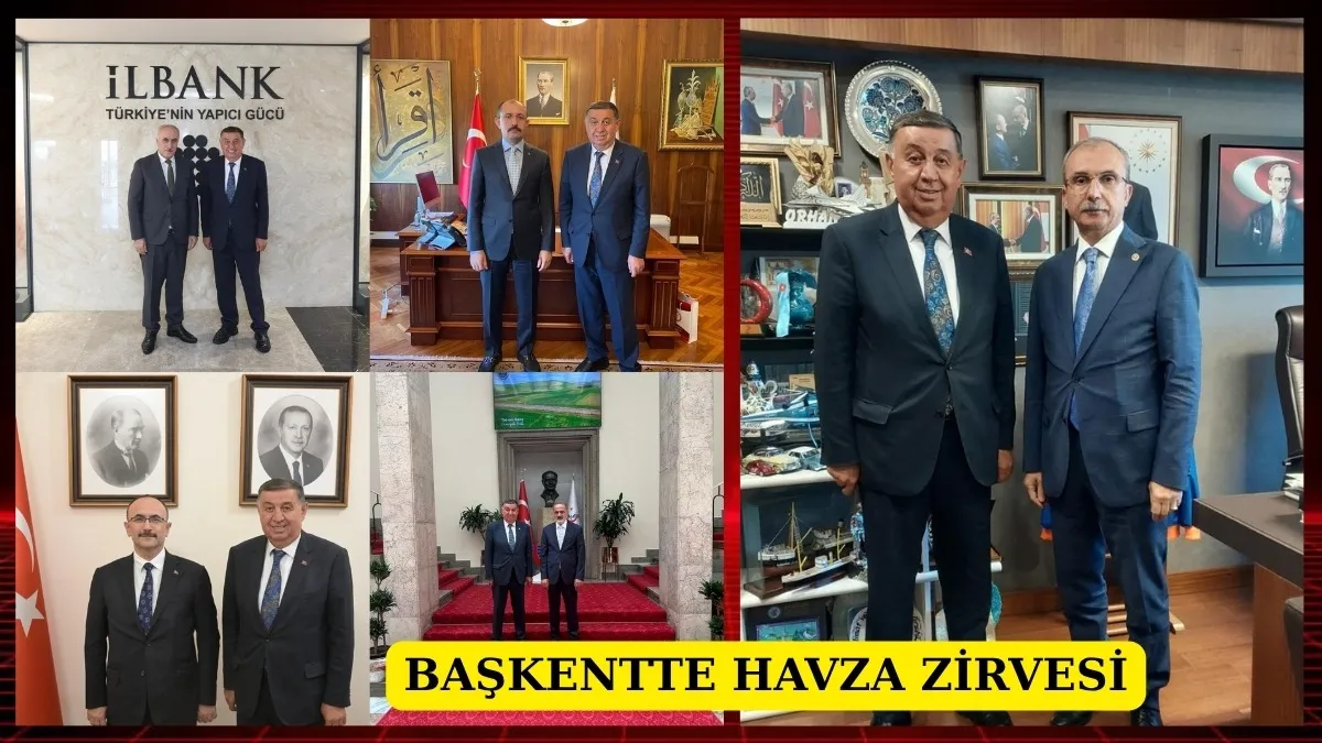 Başkan Murat İkiz Ankara'da Havza'nın projelerini takip etti