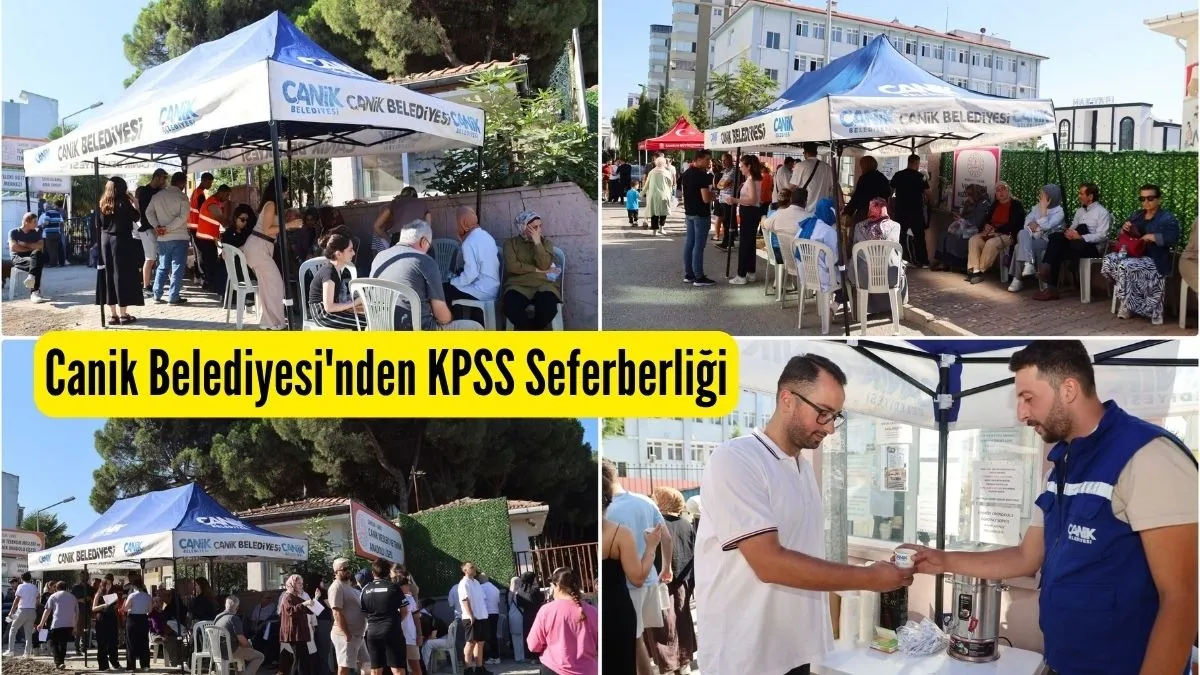 Canik Belediyesi’nden KPSS Seferberliği! Adaylar ve Aileler Yalnız Bırakılmadı