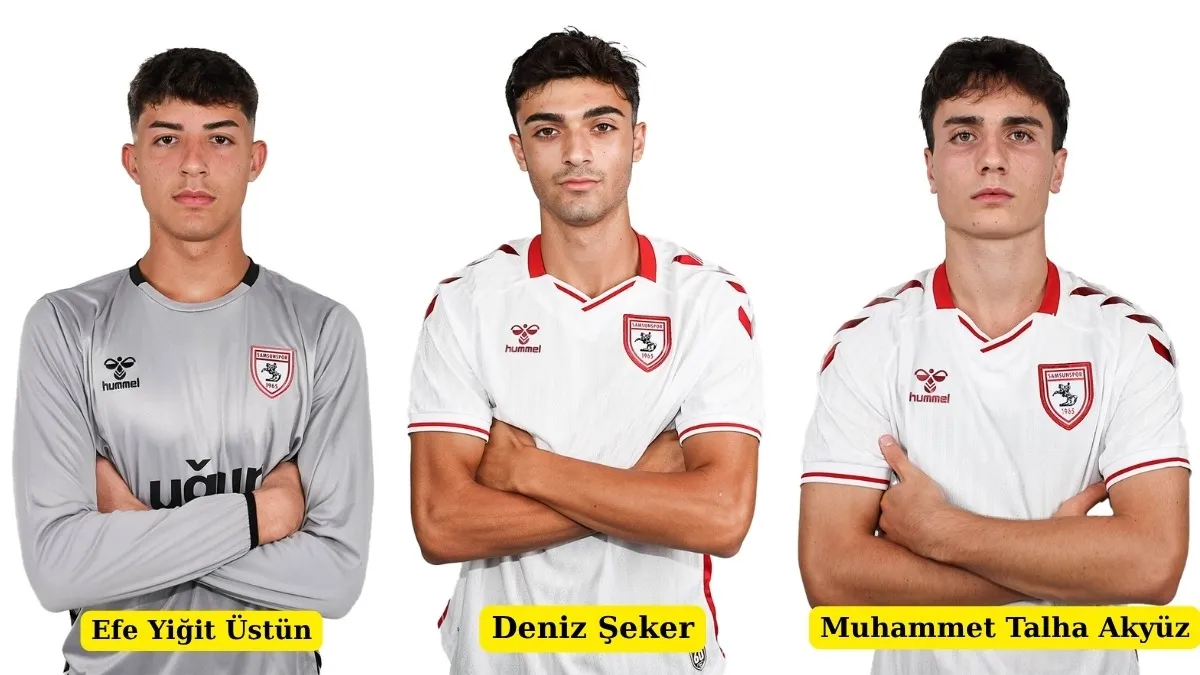 Deniz Şeker, Muhammet Talha Akyüz ve Efe Yiğit Üstün'e U19 Milli Takımı Daveti