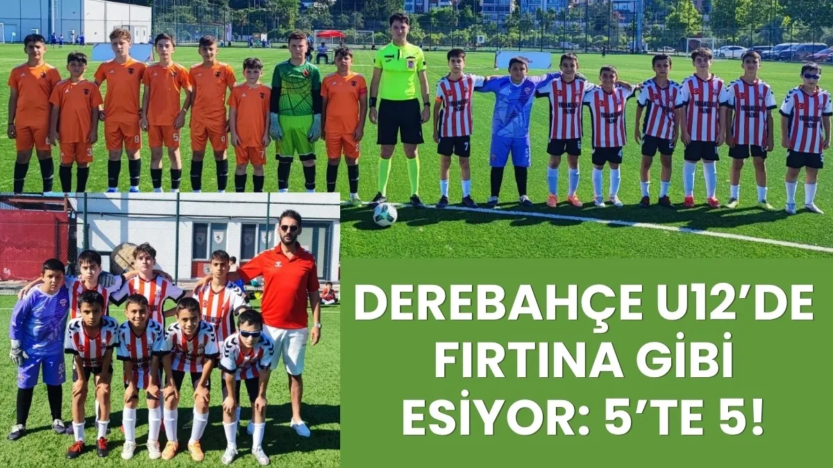 Derebahçespor Yolspor’u 5-1 yenerek şampiyonluk yürüyüşünü sürdürdü