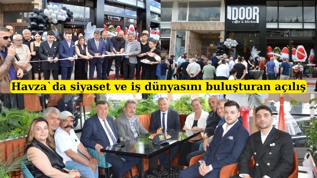 Havza Door Coffee Kitchen hizmete açıldı