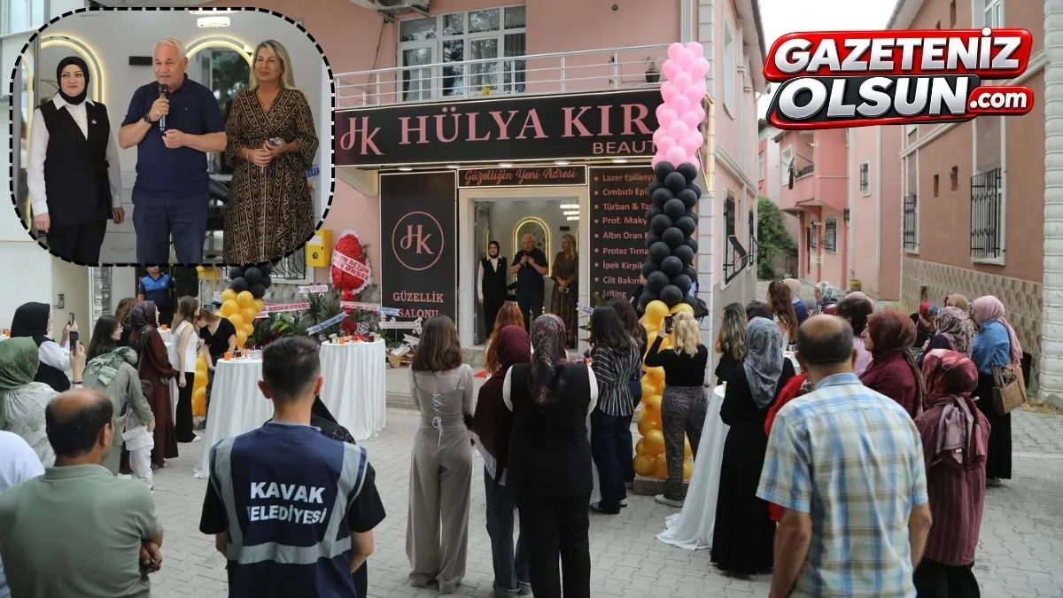 Hülya Kır Güzellik Merkezi Kavak'ta hizmete açıldı