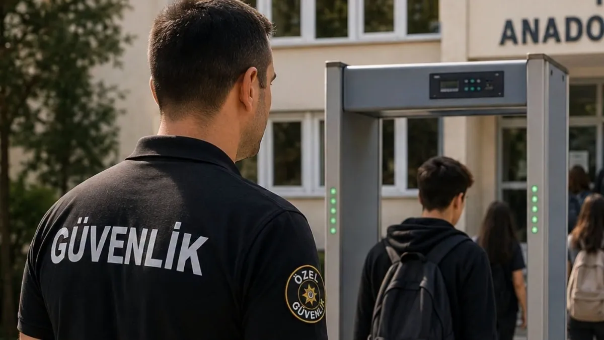 Okullarda Güvenlikte Yeni Dönem: 30 Bin Personel, Dedektörlü Kontrol!