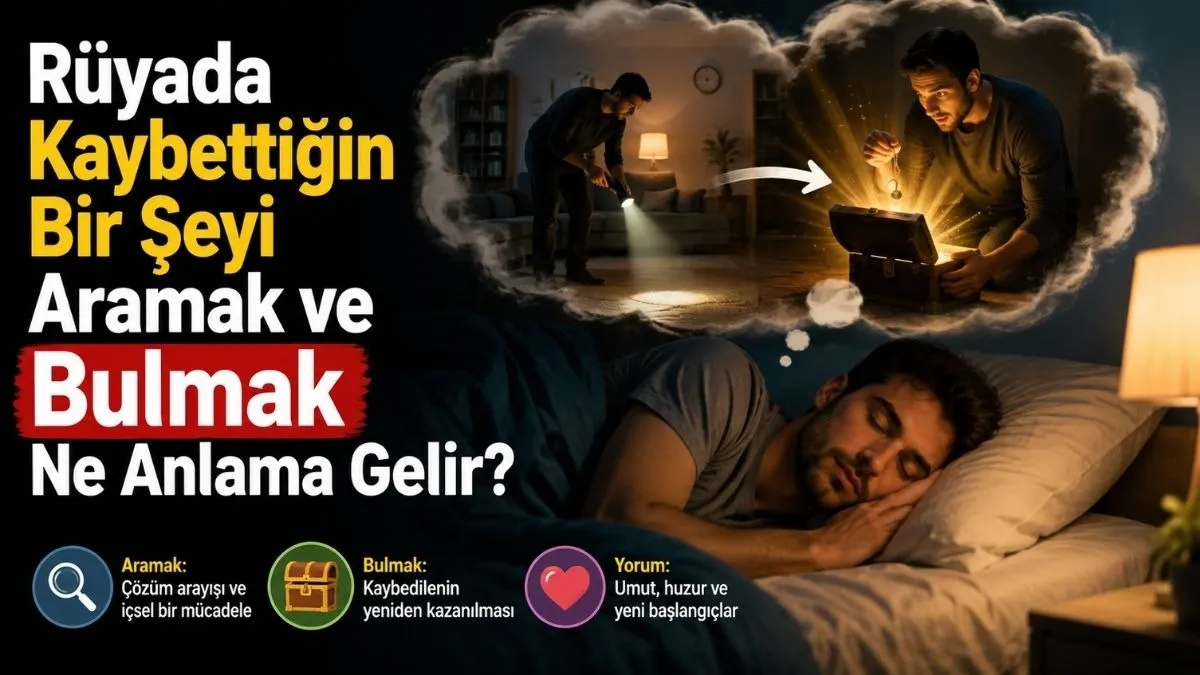 Rüyada Kaybettiğin Bir Şeyi Arayıp Bulmak Ne Anlama Gelir?