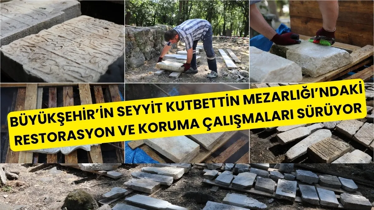 Samsun Büyükşehir Belediyesi Seyyit Kutbettin Mezarlığı’nda çalışmalarını sürdürüyor