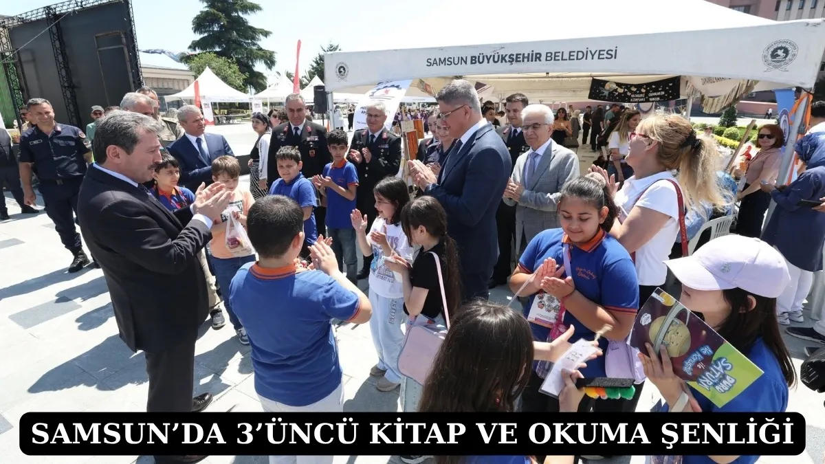 Samsun'da 3’üncü Kitap ve Okuma Şenliği