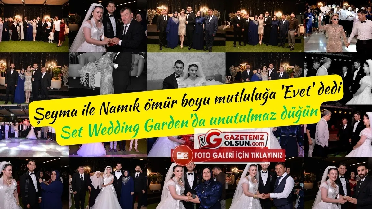 Şeyma ile Namık ömür boyu mutluluğa 'Evet' dedi