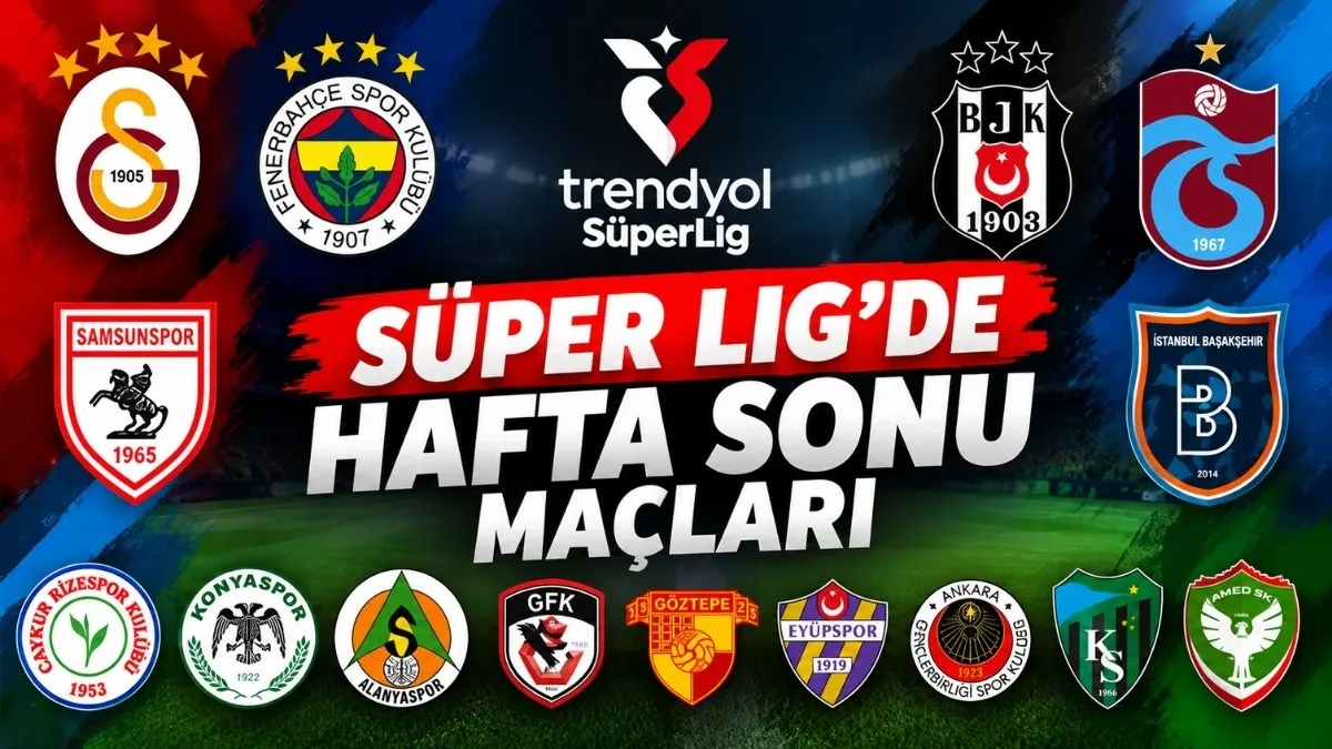 Süper Lig Maçları Ne Zaman, Saat Kaçta? İşte 2. Hafta Maç Programı ve Hakemler