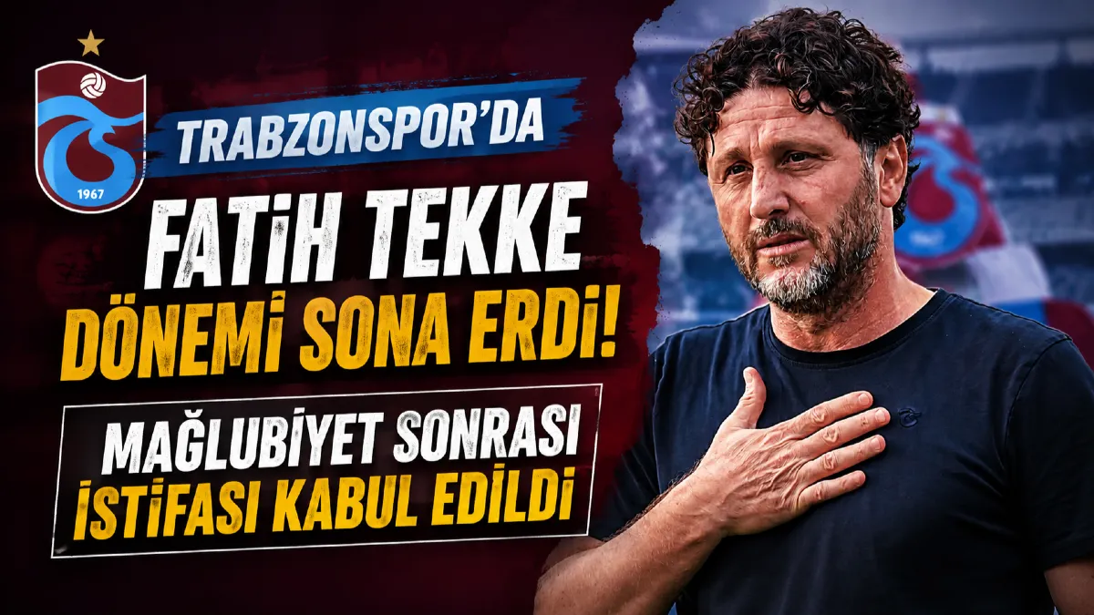 Trabzonspor’da Fatih Tekke Dönemi Sona Erdi! Fatih Tekke neden istifa etti? Fatih Tekke kimdir?