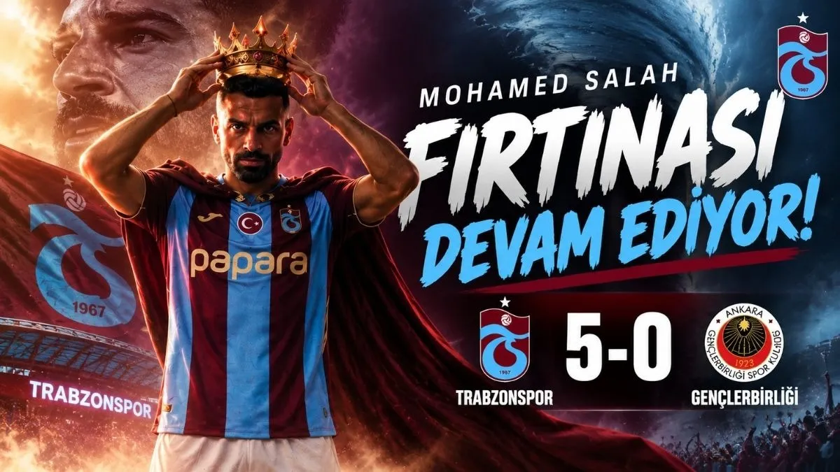 Trabzonspor’dan Salah’a Özel Paylaşım! 4 Maçta 4 Gol