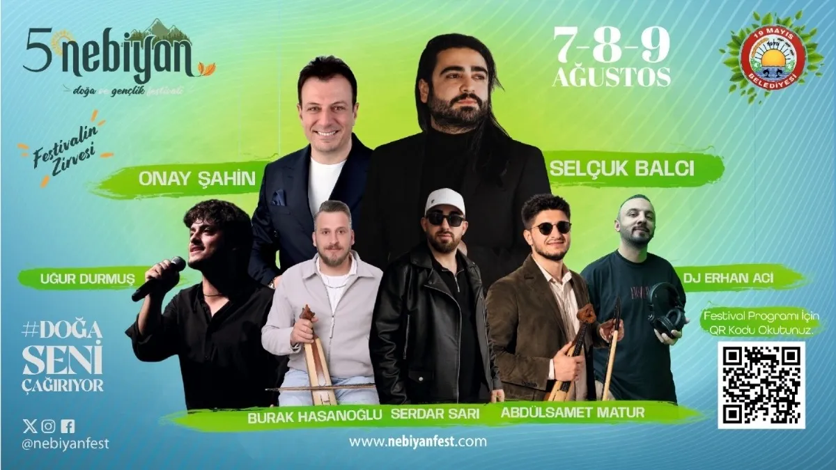19 Mayıs Belediyesi 5. Nebiyan Doğa ve Gençlik Festivali