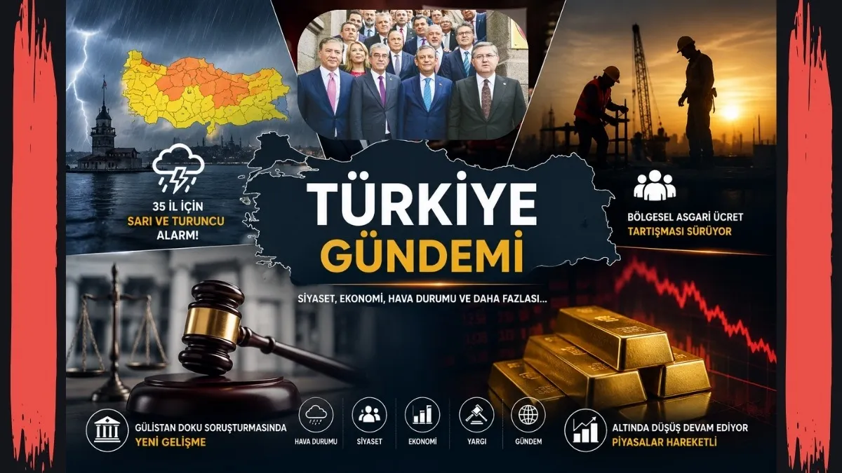 25 Temmuz Cumartesi Siyasetten Ekonomiye, Hava Durumundan Yargıya Günün Öne Çıkan Gündem Başlıkları