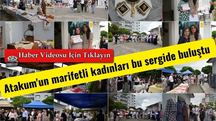 Atakum Belediyesi Marifetli Kadınlar Sergisi'ne büyük ilgi