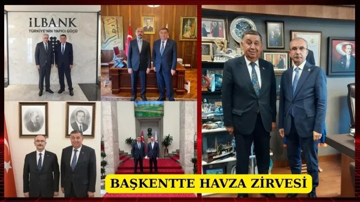 Başkan Murat İkiz Ankara'da Havza'nın projelerini takip etti