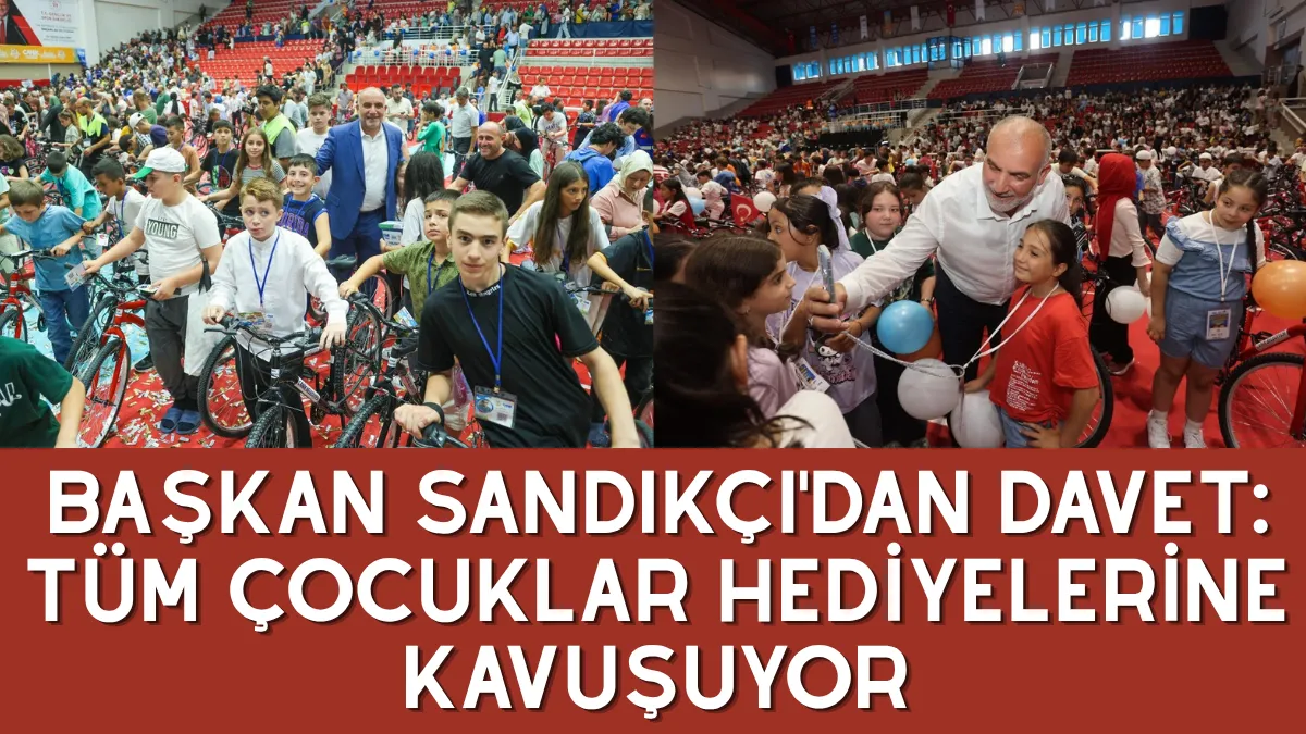 Başkan Sandıkçı'dan Davet: Tüm Çocuklar Hediyelerine Kavuşuyor