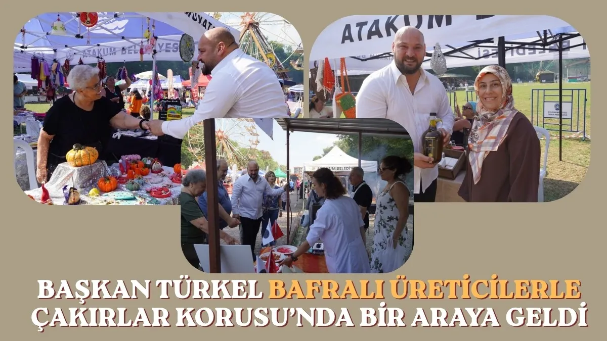 Başkan Türkel Bafralı üreticilerle Çakırlar Korusu’nda bir araya geldi