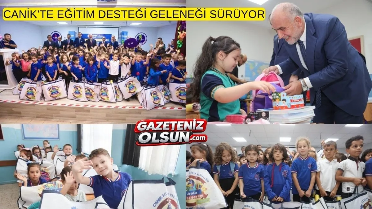 Bu Yıl da Tüm Öğrencilerin Çanta ve Kırtasiye Seti Canik Belediyesi'nden