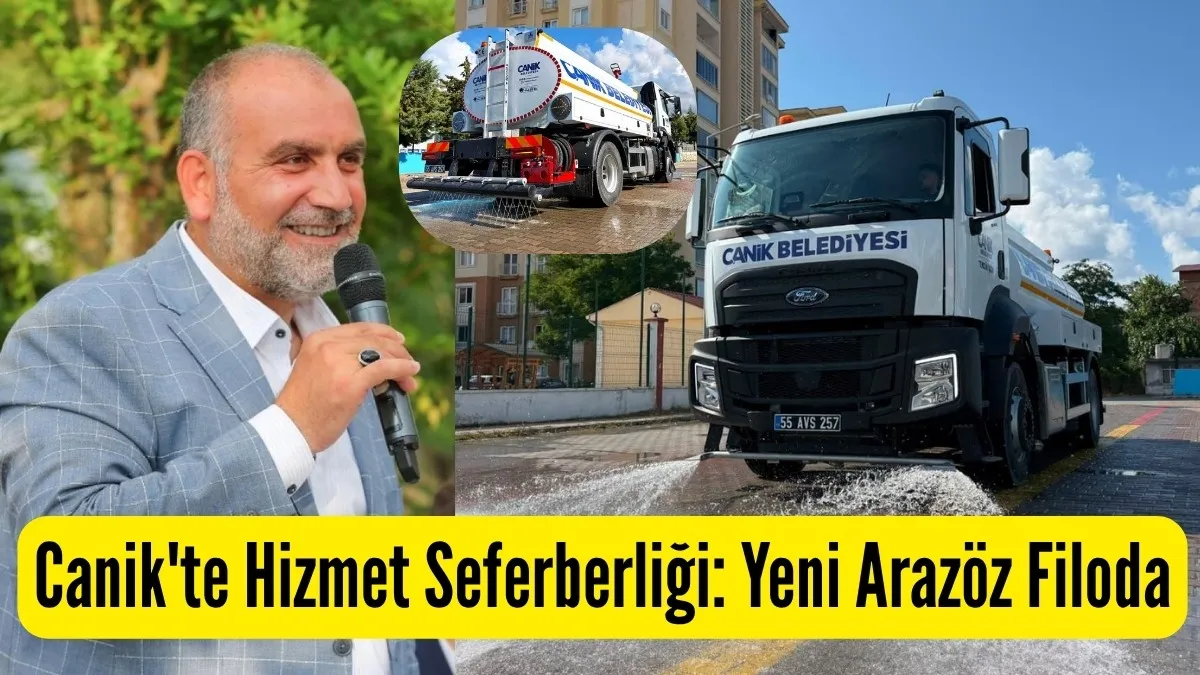 Canik Belediyesi Araç Filosunu Güçlendirmeyi Sürdürüyor: Yeni Arazöz Hizmete Girdi