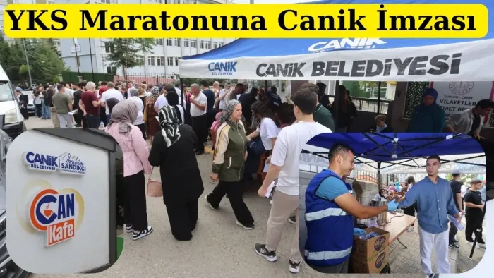 Canik Belediyesi'ndan YKS Maratonuna Büyük Destek