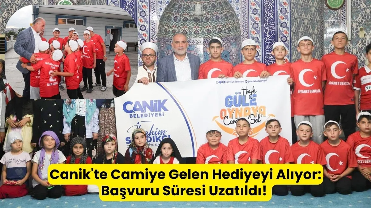 Canik Belediyesi'nin projesiyle Camiler çocukların sesleriyle şenleniyor