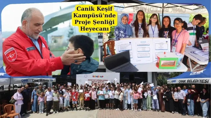 Canik Keşif Kampüsü'nde Proje Şenliği Heyecanı