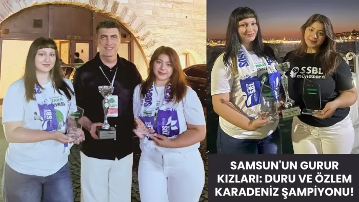 Duru Ceren Çelik ve Özlem Nur Yanık Karadeniz şampiyonu oldular
