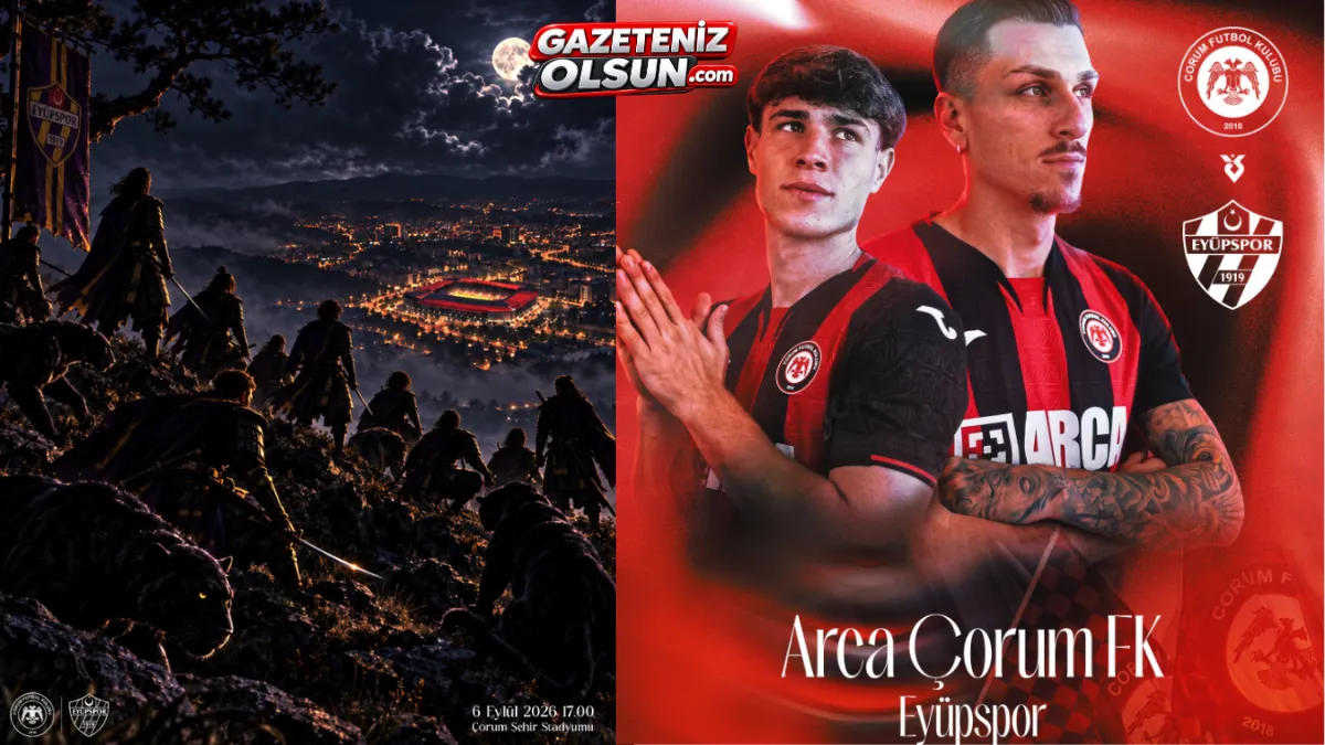 Eyüpspor ve Çorum FK’dan Maç Öncesi Dikkat Çeken Paylaşımlar! Sosyal Medyada Heyecan Dorukta