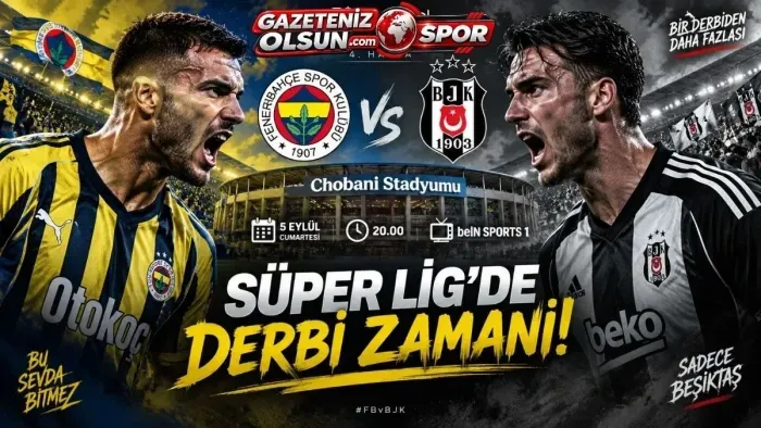 Fenerbahçe Beşiktaş maçı canlı yayın için geri sayım, tüm detaylar!