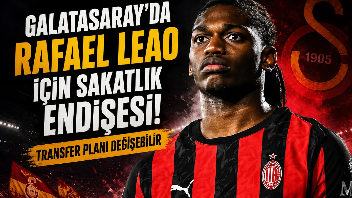 Galatasaray’da Rafael Leao için sakatlık endişesi! Transfer planı değişebilir
