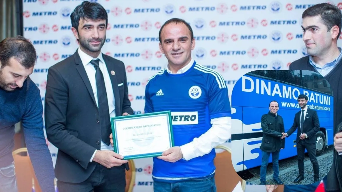 Galip Öztürk’ten Dinamo Batumi’ye destek