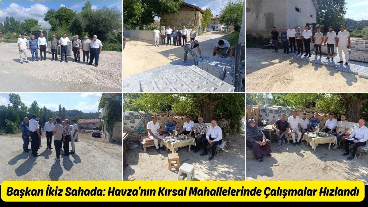 Havza Belediyesi'nden Kırsal Mahallelere Hizmet Atağı