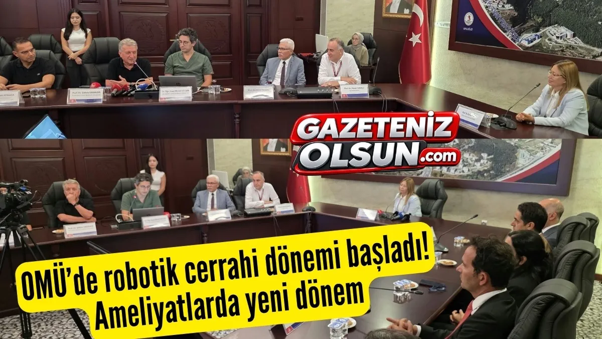 Karadeniz’de İlk Samsun'da İleri Teknoloji Robotik Cerrahi Dönemi Başladı