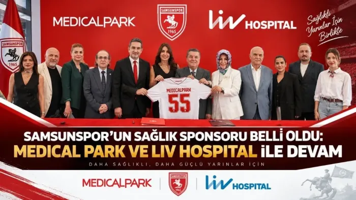 Medical Park ve Liv Hospital’dan Samsunspor’a Yeni Sezonda da Destek