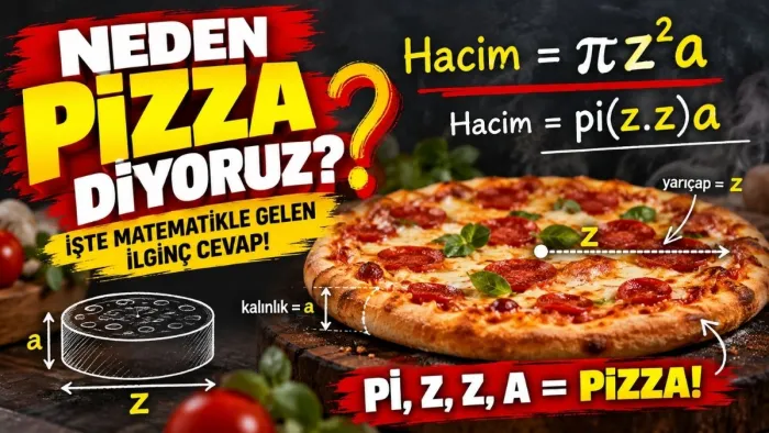 Neden pizza diyoruz? Pizzanın Matematik Formülü Şaşırtıyor - İlginç bilgiler sayfası