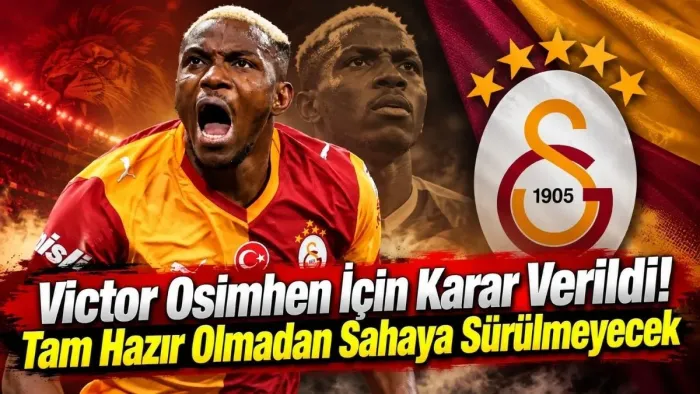 Osimhen Ne Zaman Dönecek? Galatasaray’da Victor Osimhen Kararı! Osimhen Barcelona Maçında olacak mı?