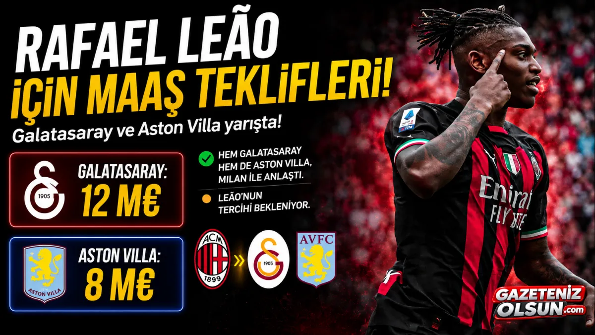 Rafael Leão İçin Son Maaş Teklifleri! Galatasaray Farkı Açtı