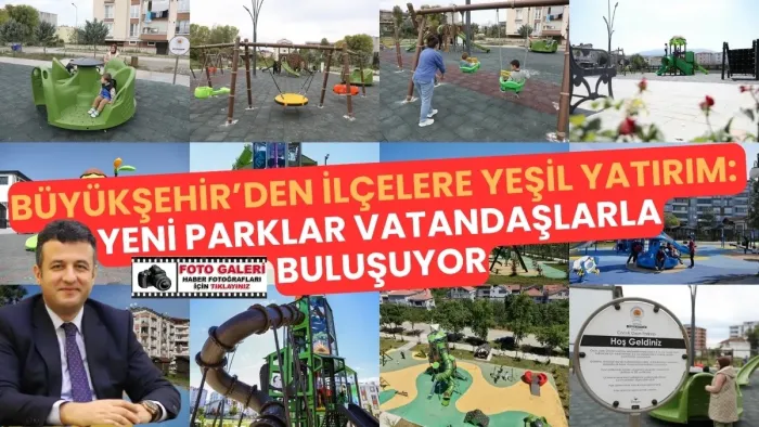 Samsun Büyükşehir Belediyesi Her İlçeye Yeni Parklar Kazandırıyor