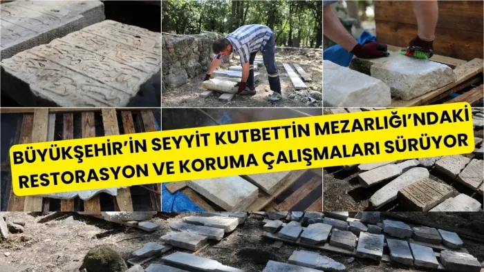 Samsun Büyükşehir Belediyesi Seyyit Kutbettin Mezarlığı’nda çalışmalarını sürdürüyor