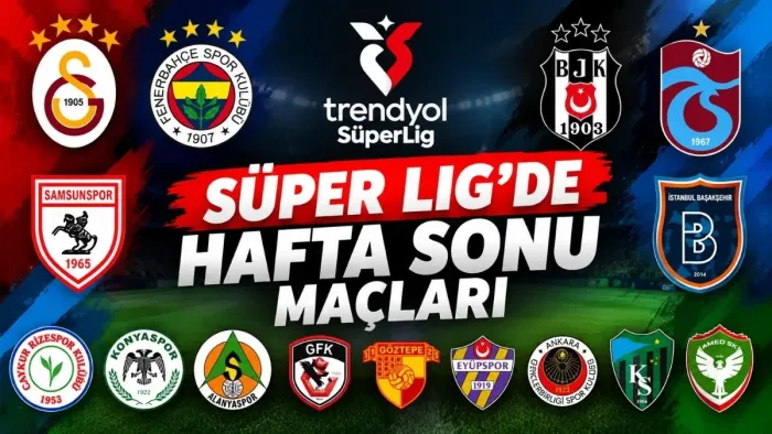 Süper Lig Maçları Ne Zaman, Saat Kaçta? İşte 2. Hafta Maç Programı ve Hakemler