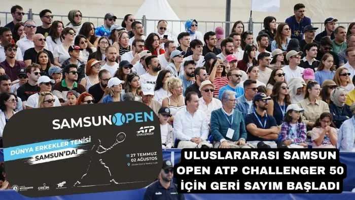 Uluslararası Samsun Open ATP Challenger 50 için geri sayım başladı