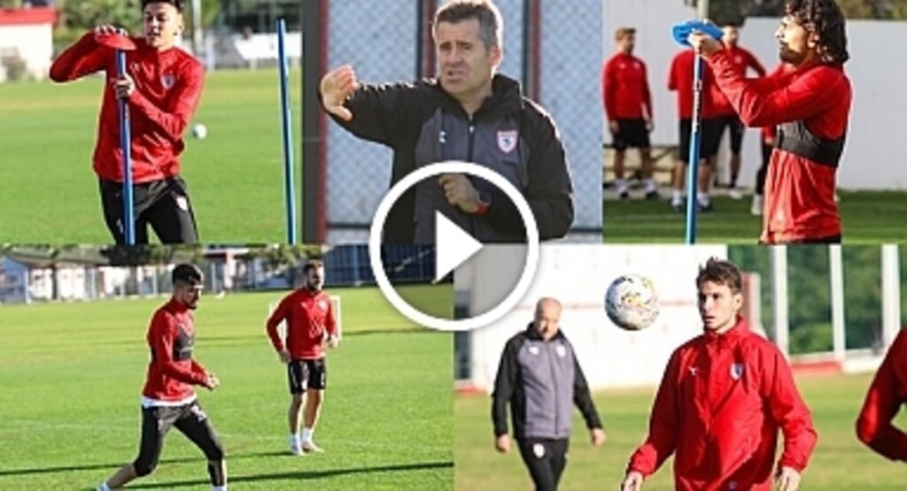 Samsunspor Boluspor maçının hazırlıklarını sürdürüyor